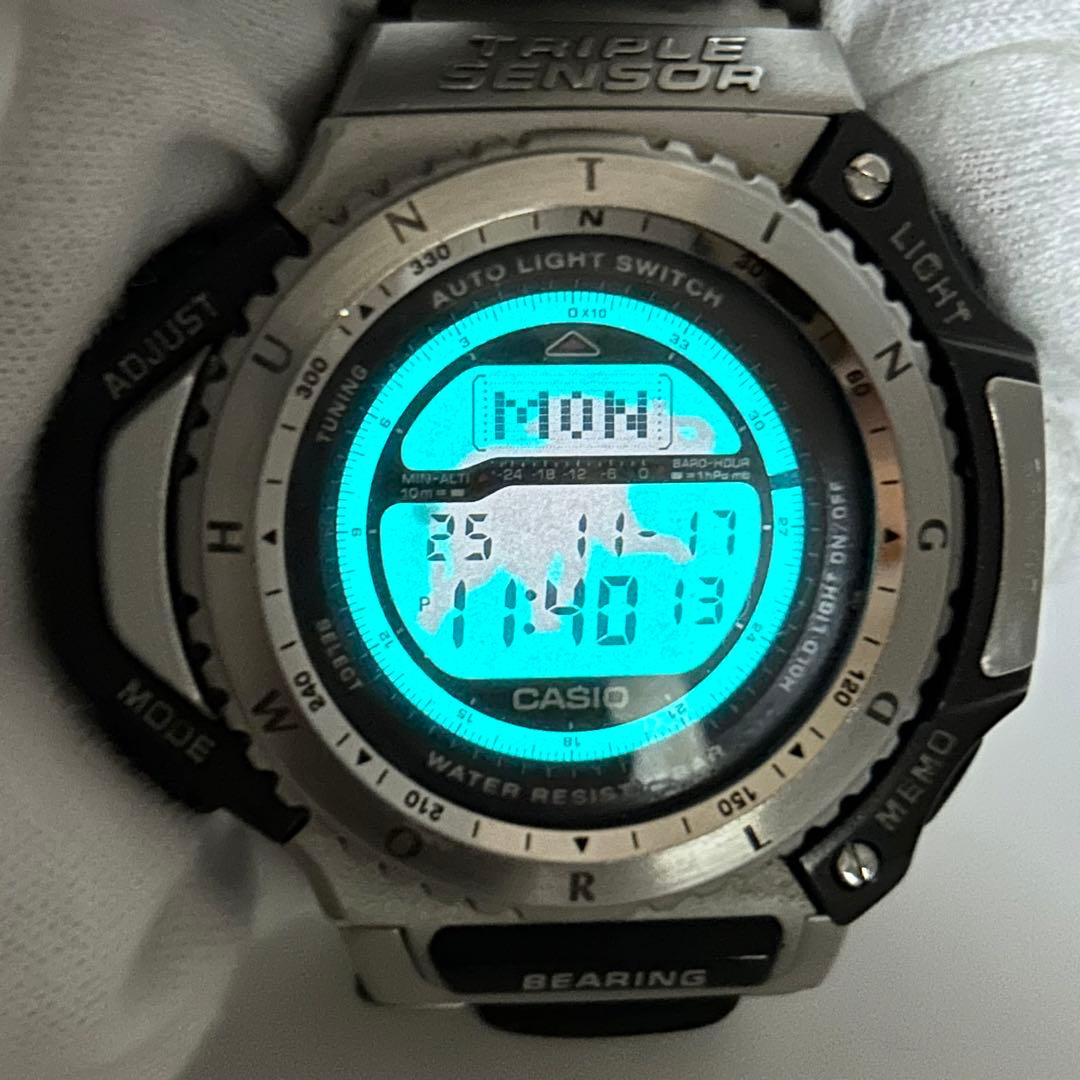 稼働 /新品電池 PROTREK HUNTINGWORLD PRT-1400