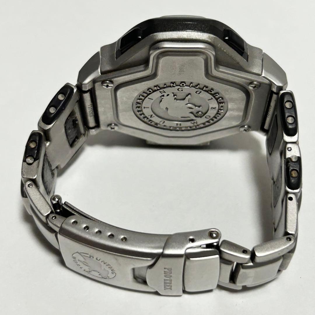 稼働 /新品電池 PROTREK HUNTINGWORLD PRT-1400