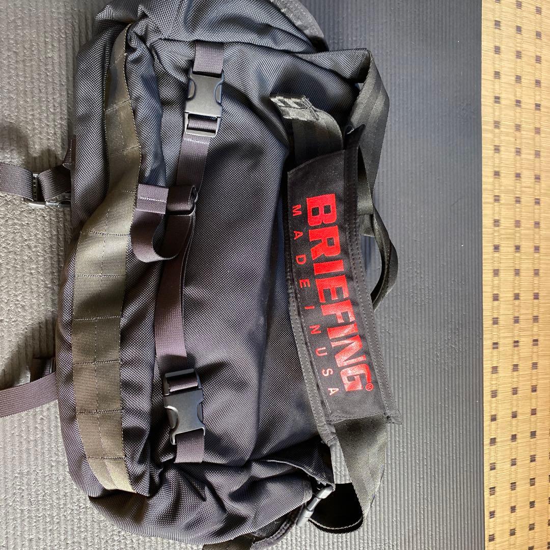 BRIEFING ブラック メッセンジャーバッグ+ショルダーパッド美品