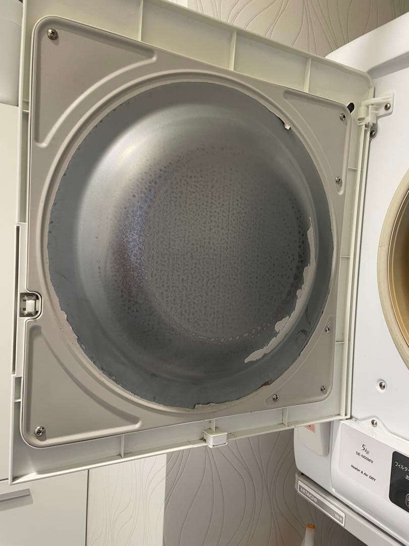 HITACHI DE-N50WV 衣類乾燥機 5kg スタンド付き