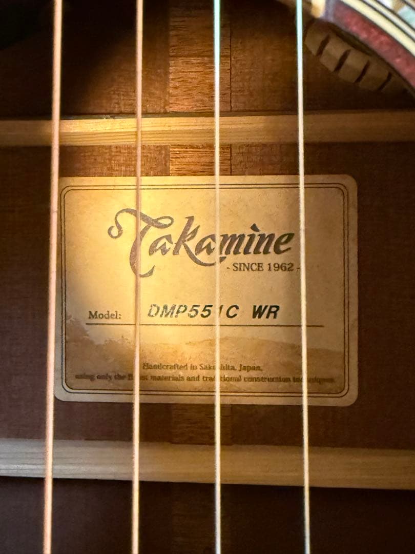 Takamine タカミネ DMP551C WR エレアコ ギターケース付き