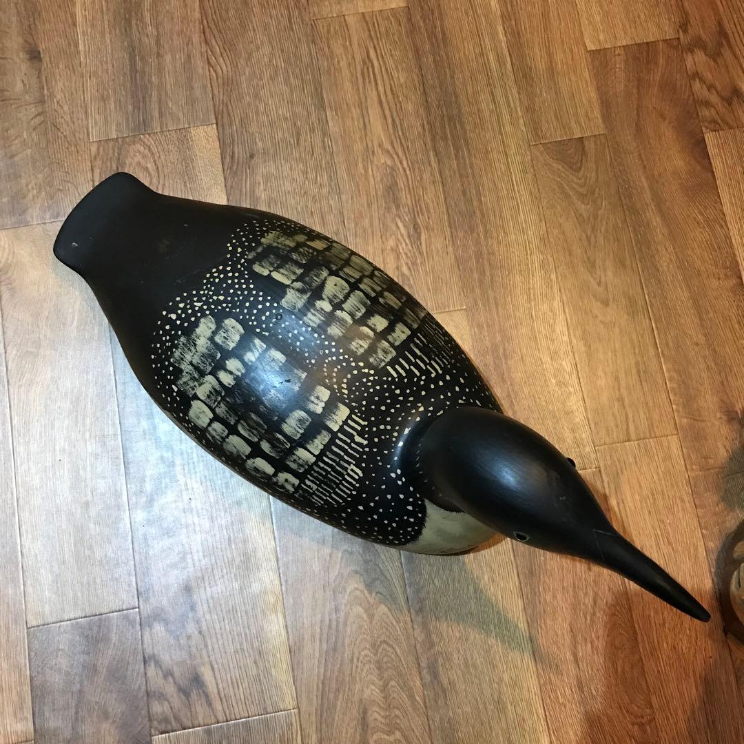 1986年 鳥 置物 Leonard C. Hornick Jr サイン入り