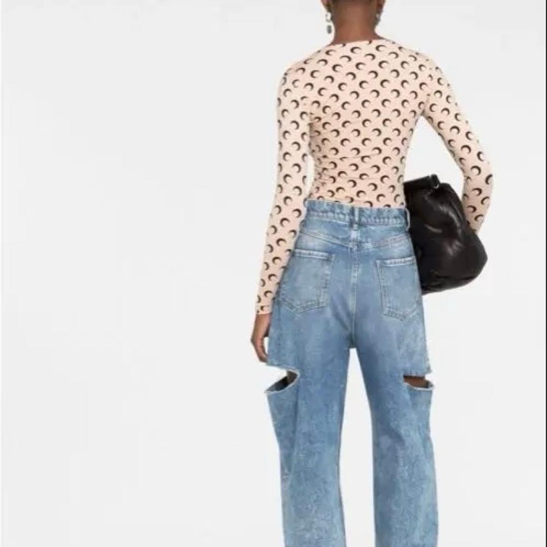 Marine Serre プリントトップ