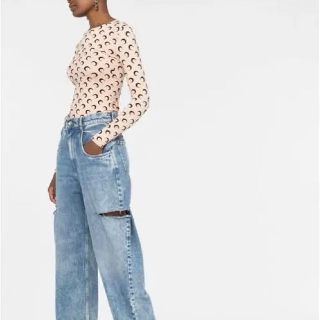 Marine Serre プリントトップ