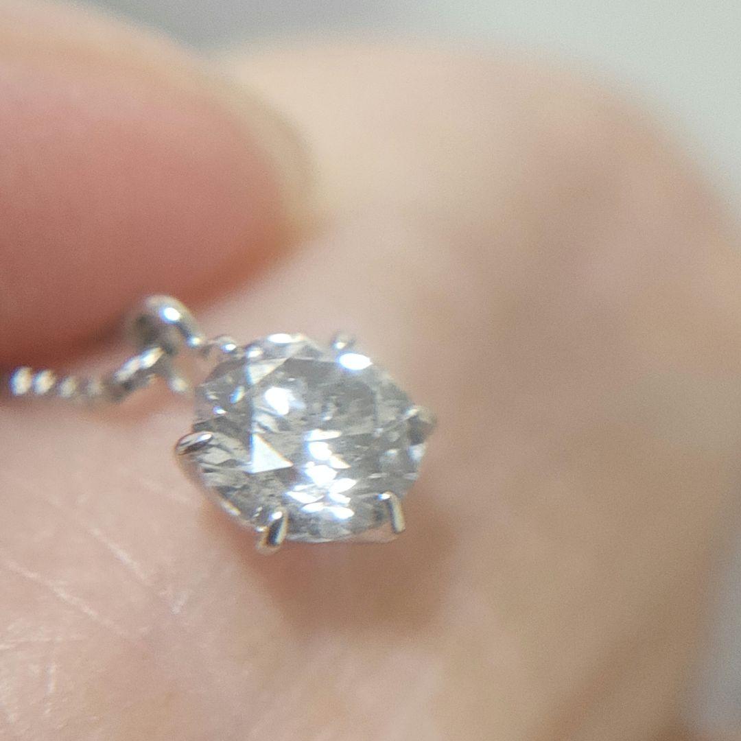 pt900/pt850 ダイヤモンド ネックレス　一粒 0.30ctUP 1粒