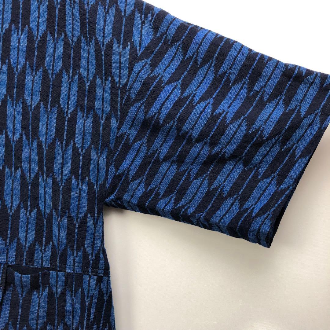 久留米絣 儀右衛門 ギエモン 矢絣柄 チュニック オカモト商店