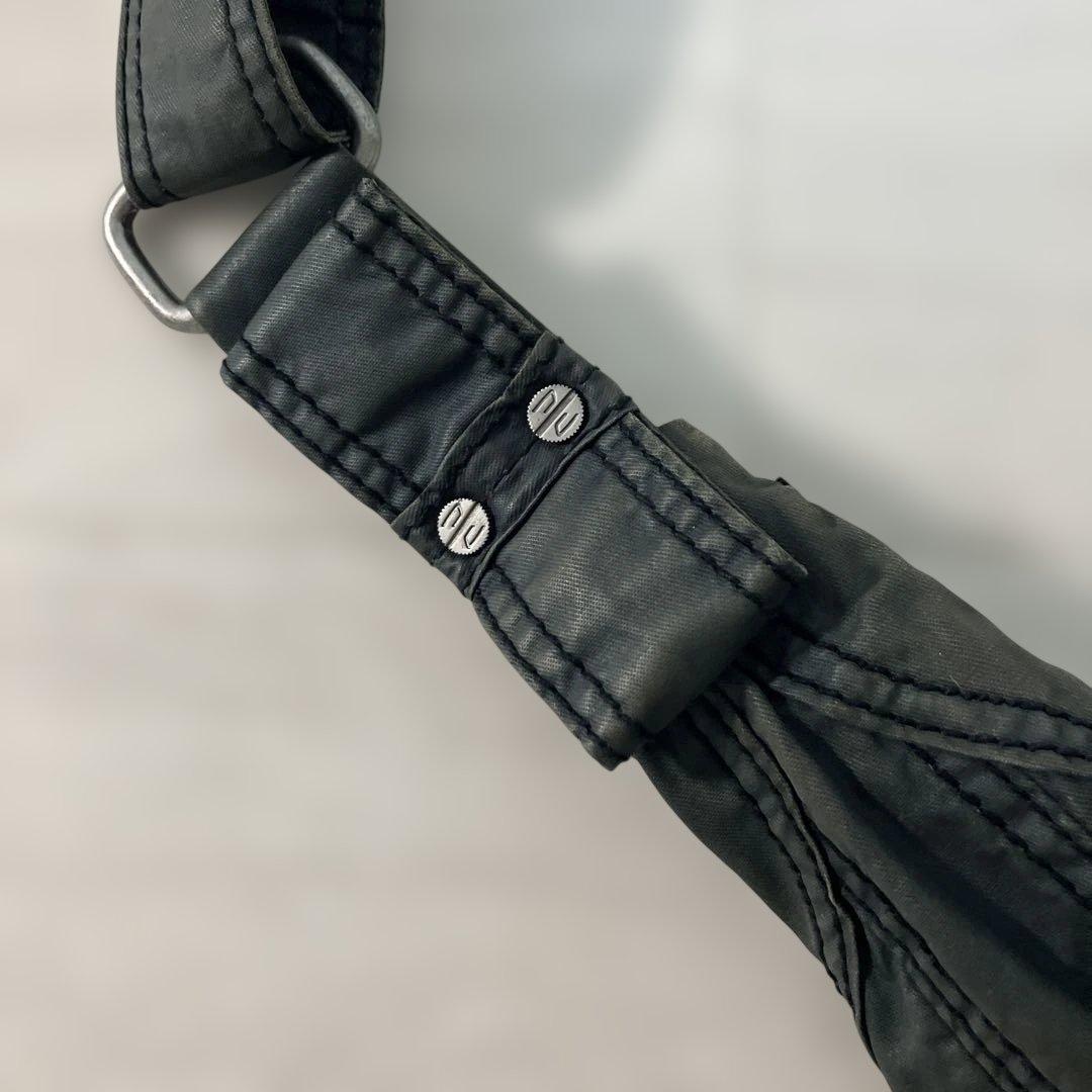 古*離様 DIESEL 三日月型　ダークブルー ショルダーバッグ