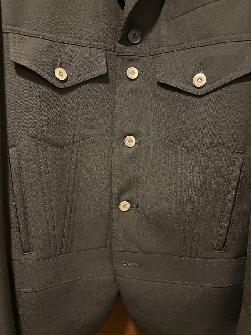 HOMME DEUX Gジャン ドッキング テーラードジャケット