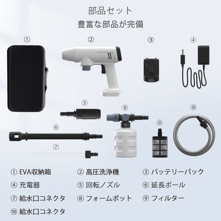 bamboosang 高圧洗浄機 高圧 洗浄機 水圧洗浄機:洗浄 機 洗車