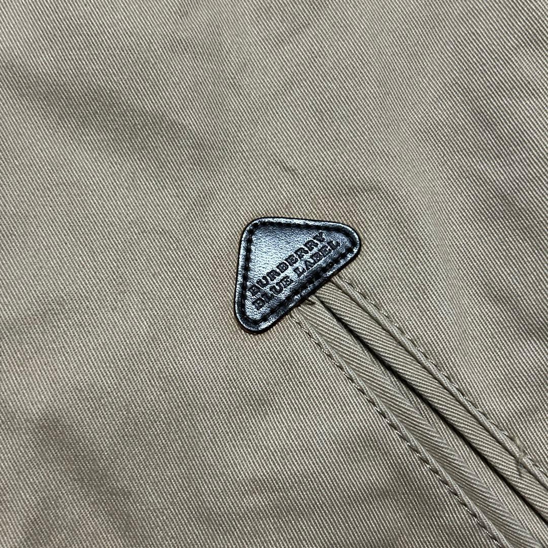 バーバリーブルーレーベル レディース モッズコート ラビットファー ボアライナー