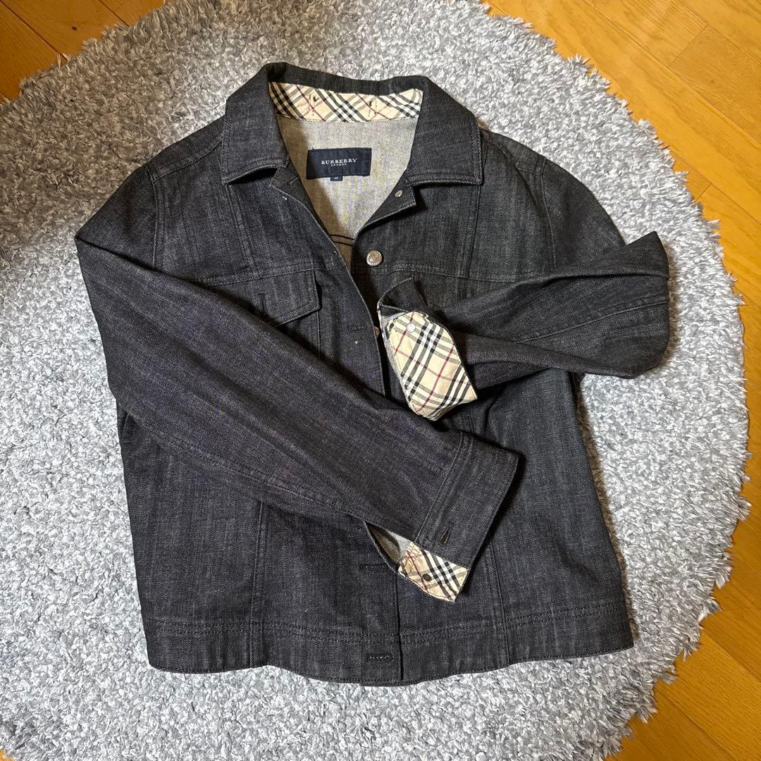 BURBERRY ブラックデニムジャケット 15