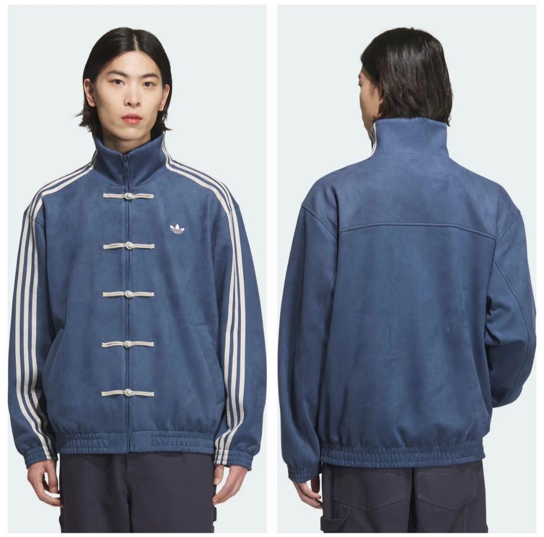 adidas ダッフルコート ネイビーブルー　ヘビ年　中国限定 XL