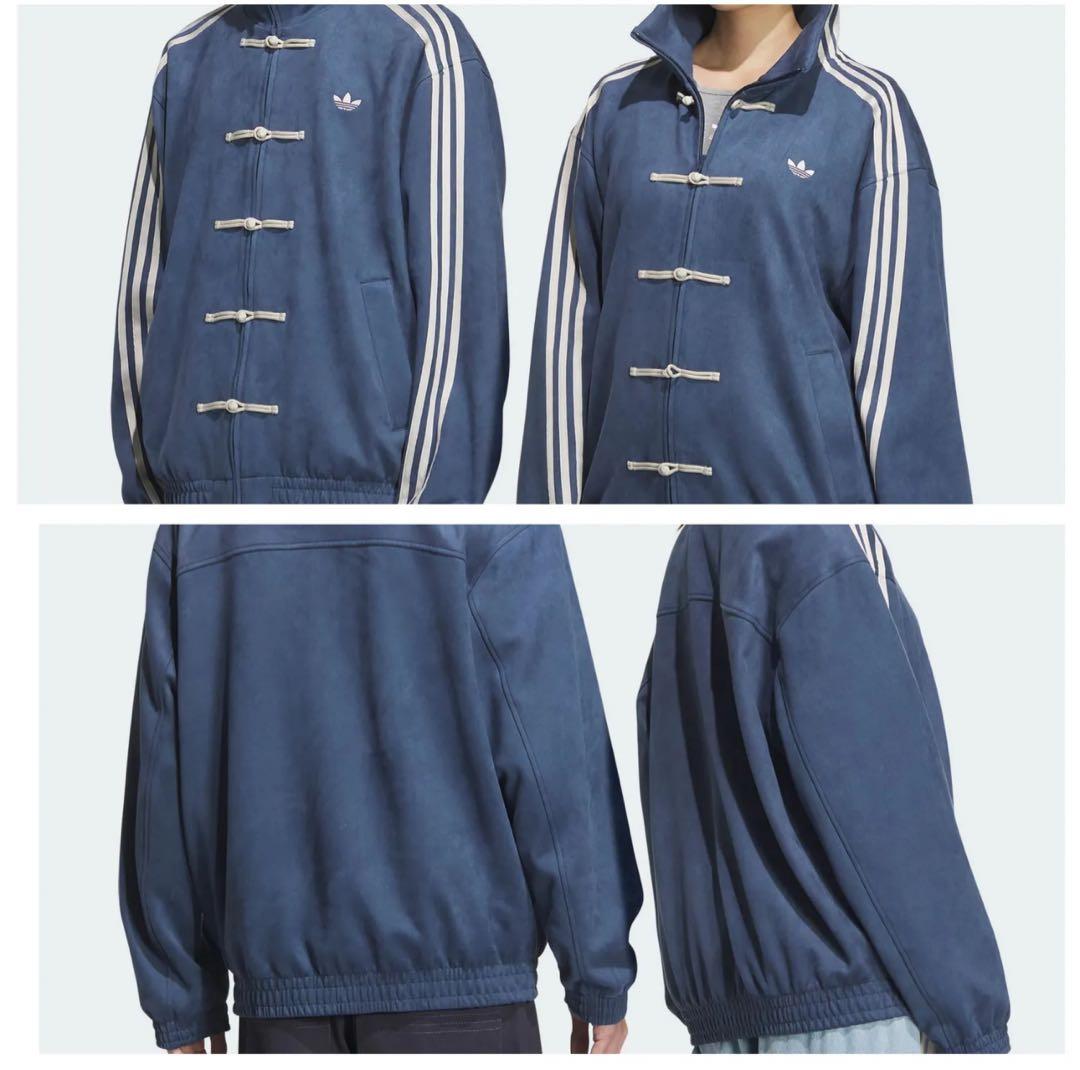 adidas ダッフルコート ネイビーブルー　ヘビ年　中国限定 XL