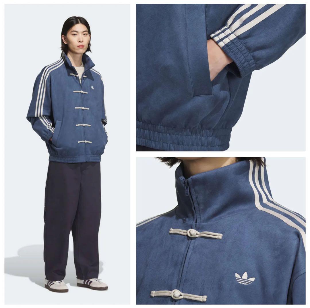 adidas ダッフルコート ネイビーブルー　ヘビ年　中国限定 XL
