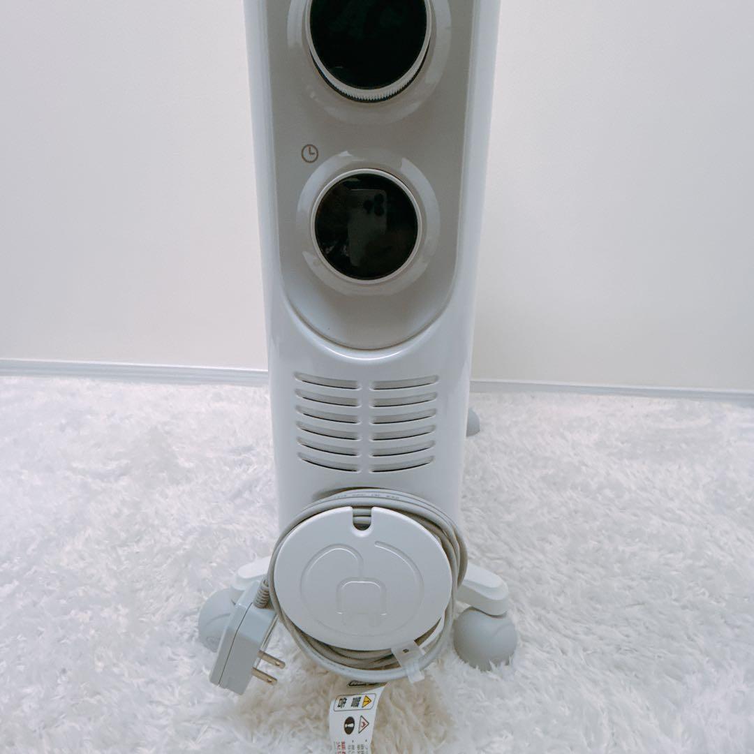 【美品】デロンギ オイルヒーター ライトグレー RHJ45M1115 LG