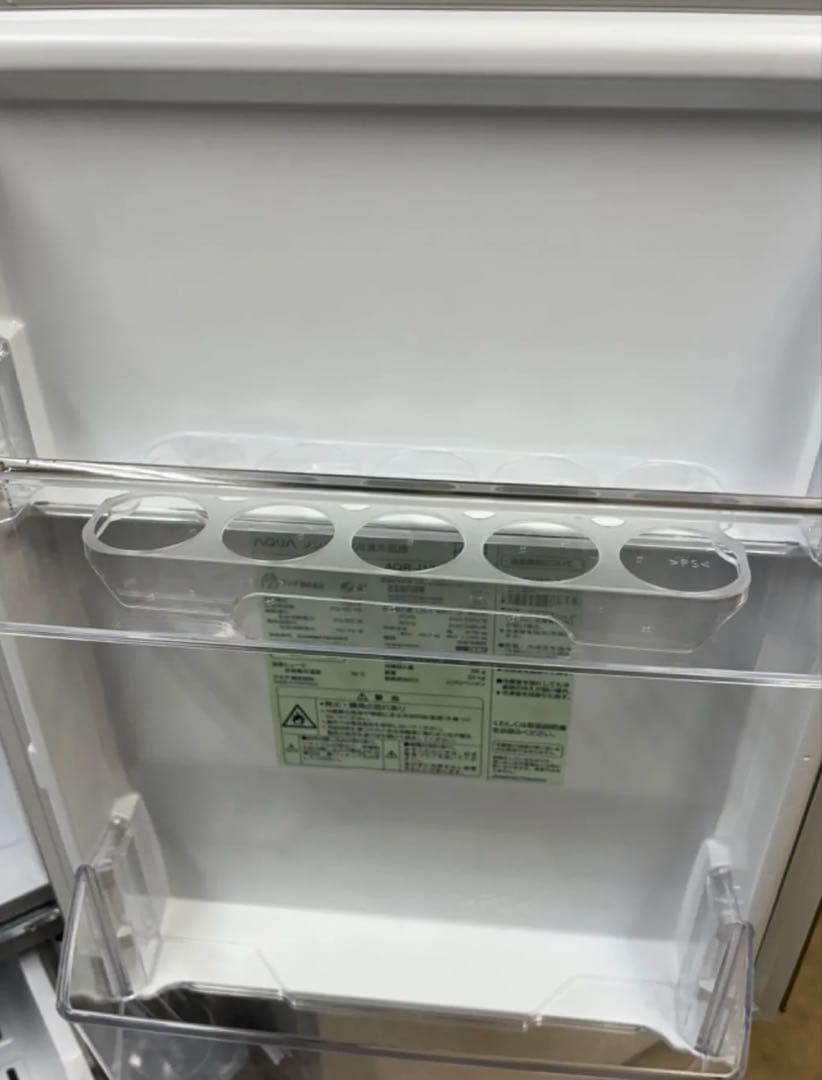 一人暮らし・同棲必見！◆AQUA 冷蔵庫 126L ブラッシュシルバー