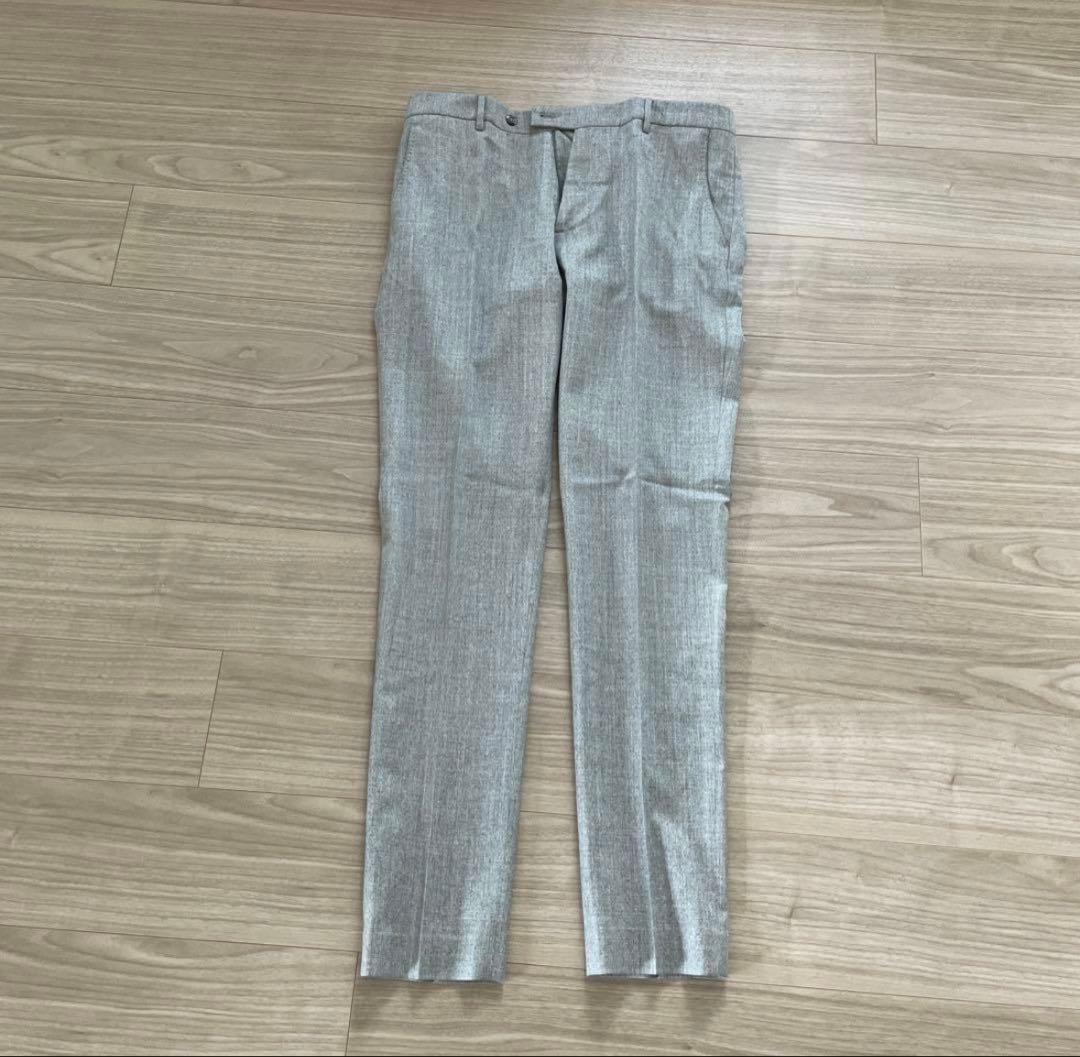 【極美品】Berwich サイズ48 高級生地REDA社製　グレー系