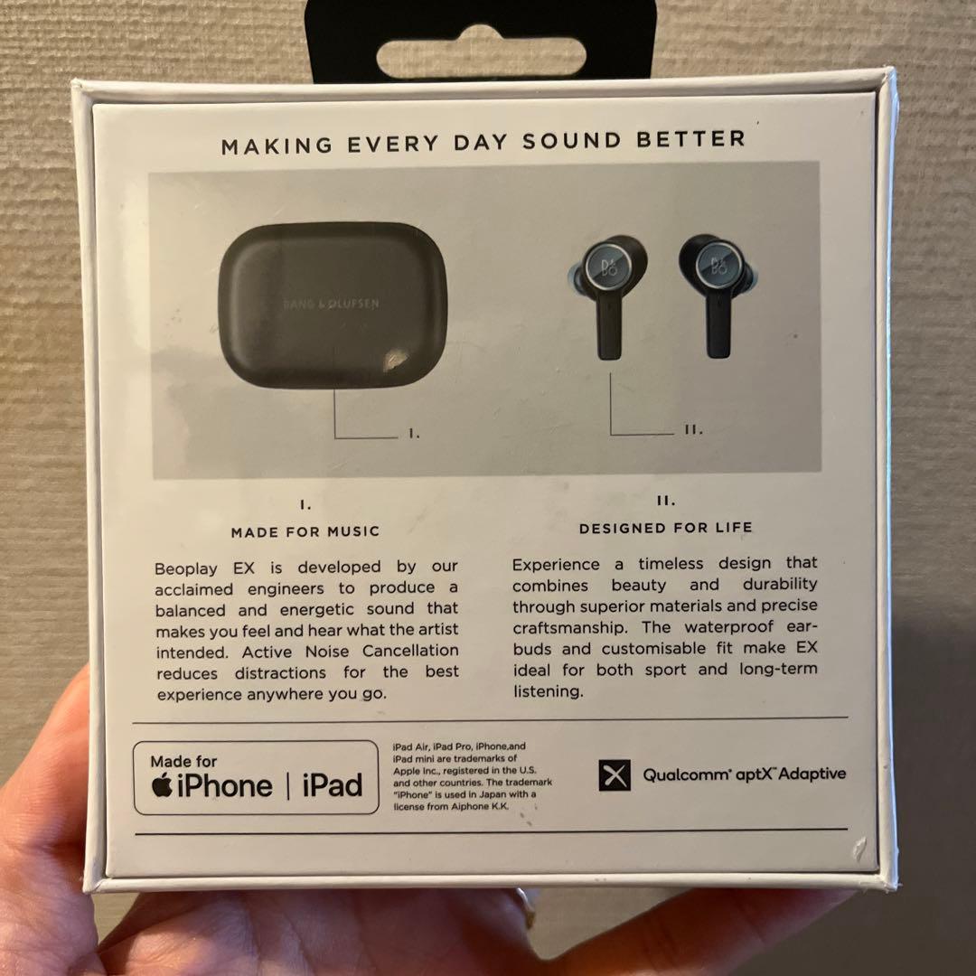 ワイヤレスイヤフォン BEOPLAY EX Anthracite Oxygen