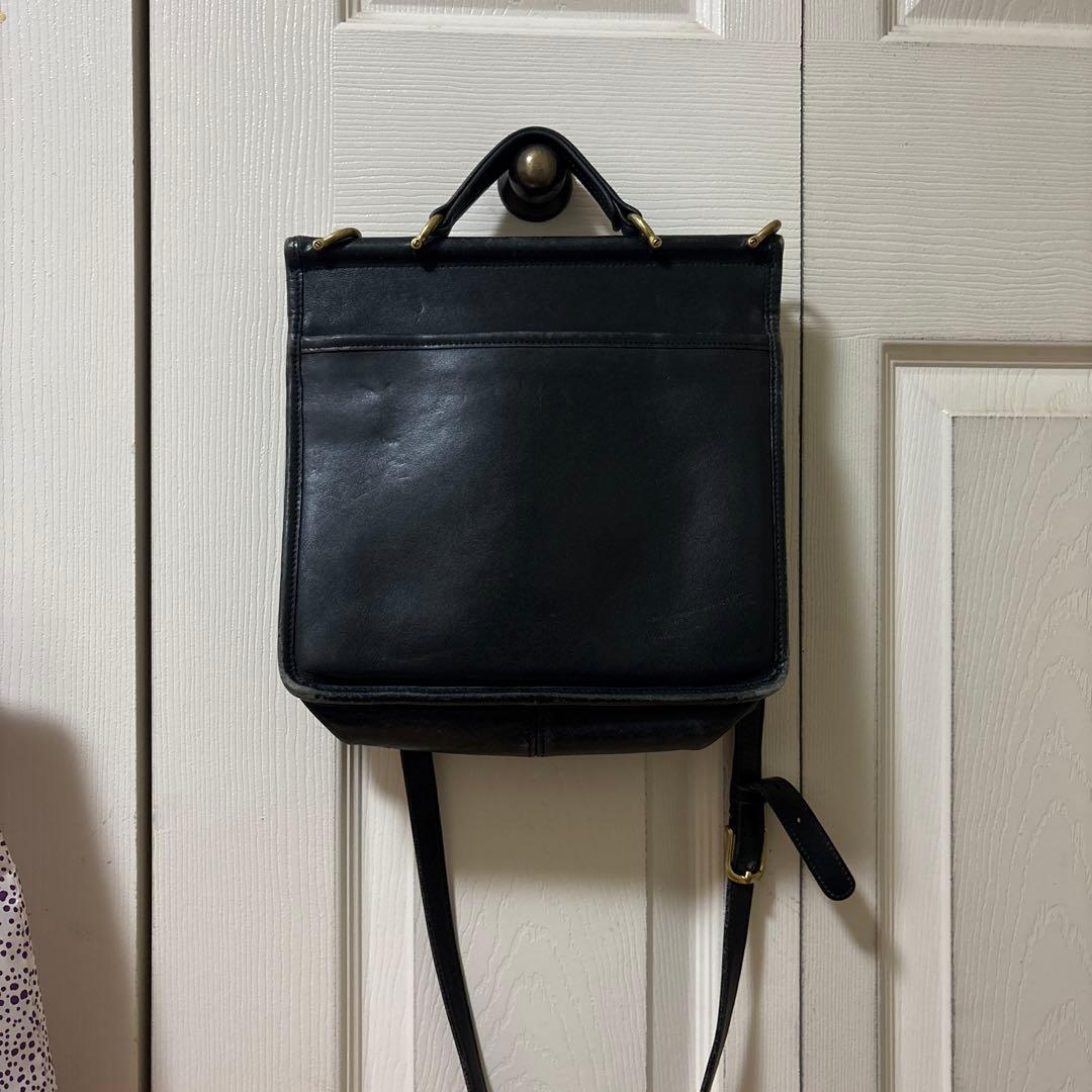 old coach ショルダーバック　レザー