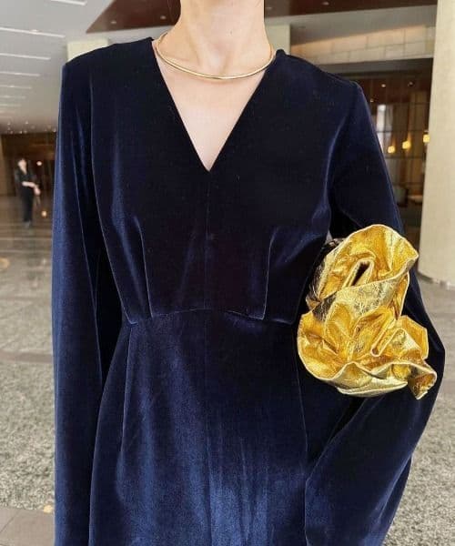 スーツ・フォーマル・ドレス Ameri vintage VELOUR ELEGANT ROMPERS