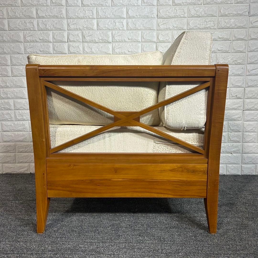 SCANTEAK スキャンティーク1人掛けソファ 木製フレーム 北欧 C091