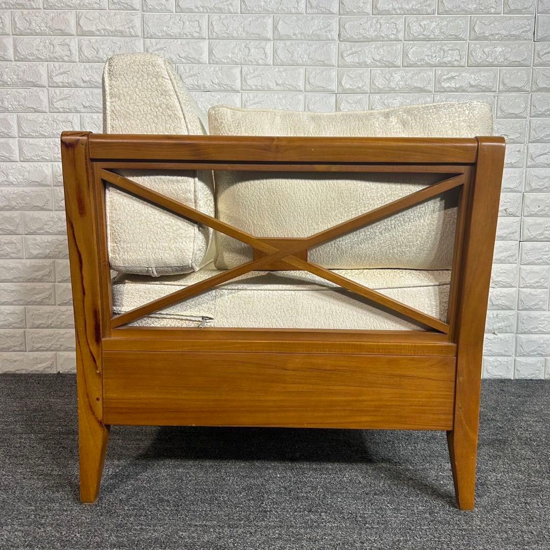 SCANTEAK スキャンティーク1人掛けソファ 木製フレーム 北欧 C091