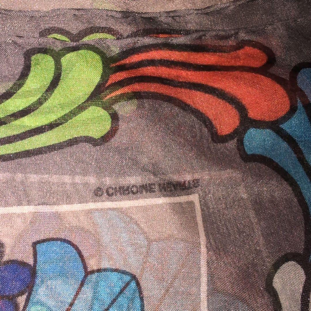 クロムハーツスカーフ「クロムハーツ柄」シルク【正規店】