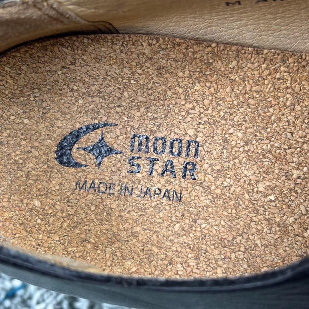 moon star アワセ レザーシューズ 26.5 ブラック