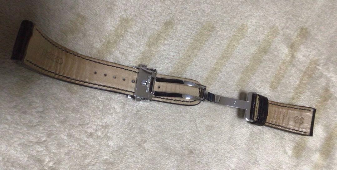 【本日限定】グランドセイコークロコダイルベルト　美品　セイコーDバックル付