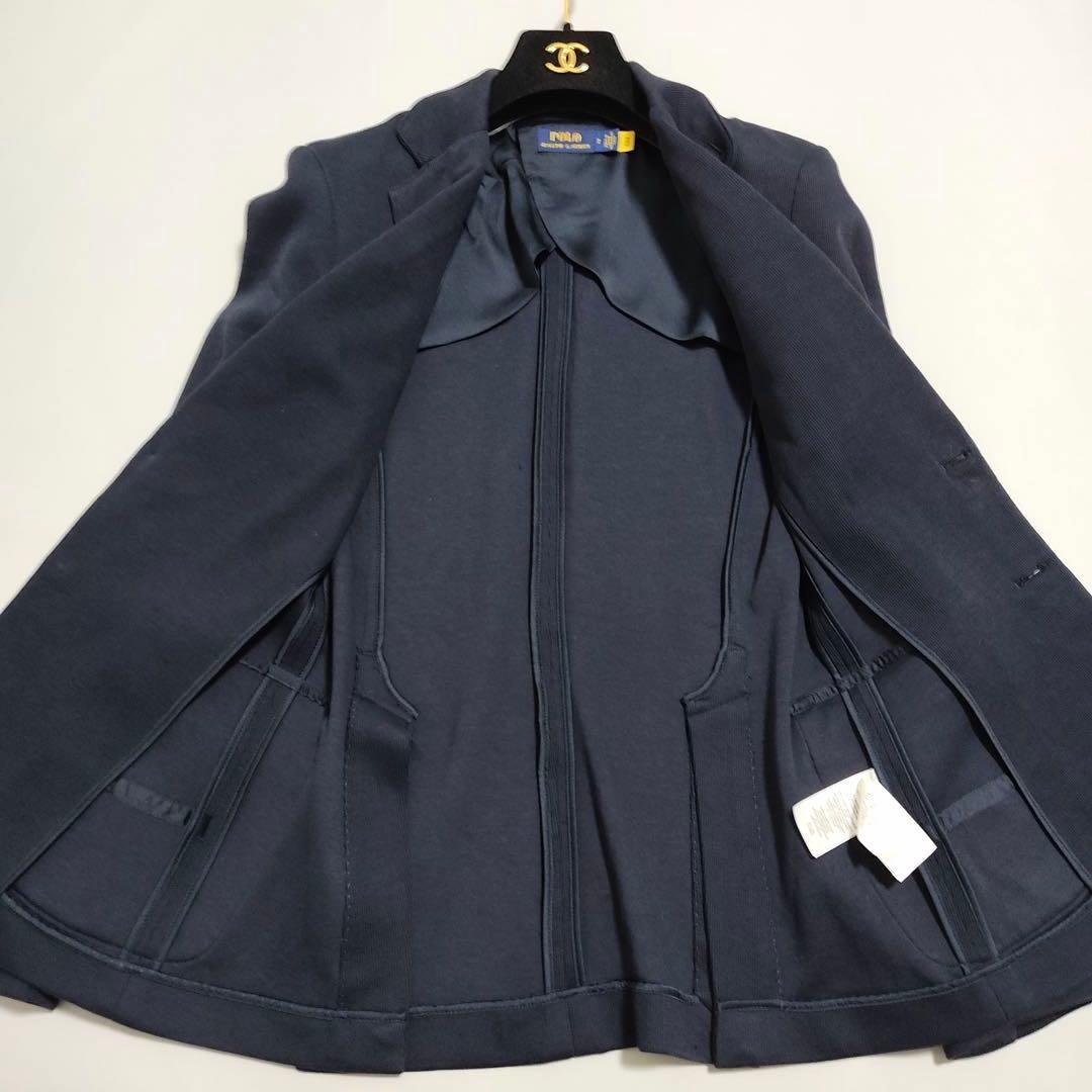 ポロラルフローレン　紺ブレ　金ボタン　ロゴ刺繍　ネイビー　2