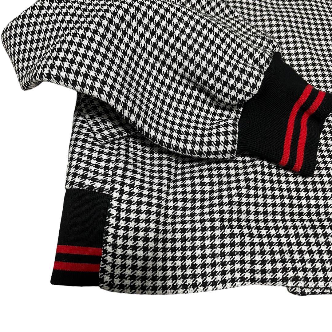 N°21 ヌメロヴェントゥーノ ピーコート パイソン チェック ボーダー 羊革