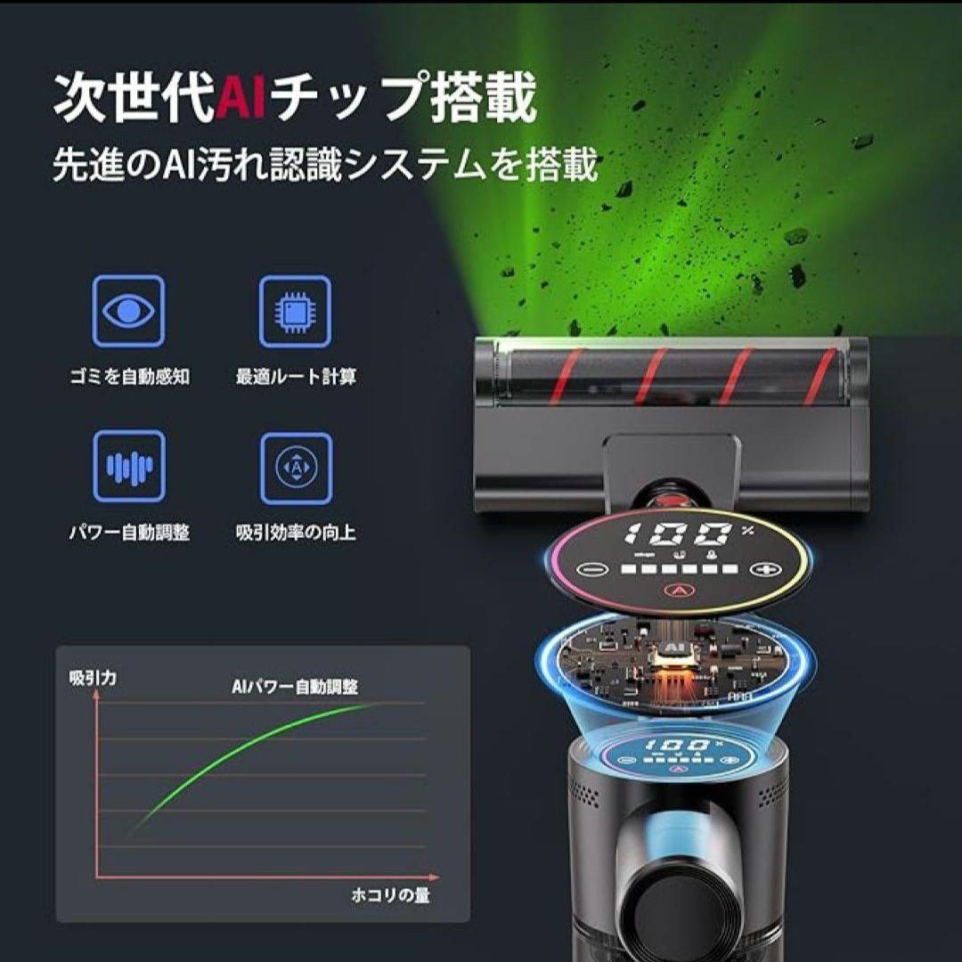 ★コードレス掃除機 軽量 サイクロン式 スティッククリーナー 2WAY