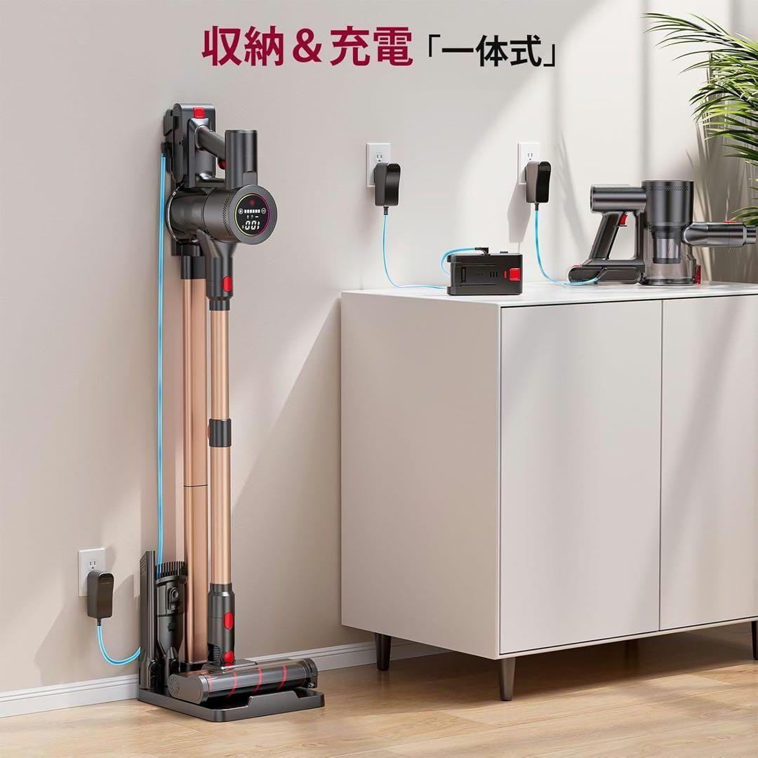 ★コードレス掃除機 軽量 サイクロン式 スティッククリーナー 2WAY