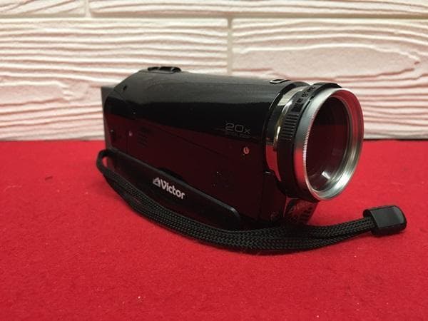 Ｙ ジャンク Victor AVCHD GZ-HM200-B ビデオカメラ S