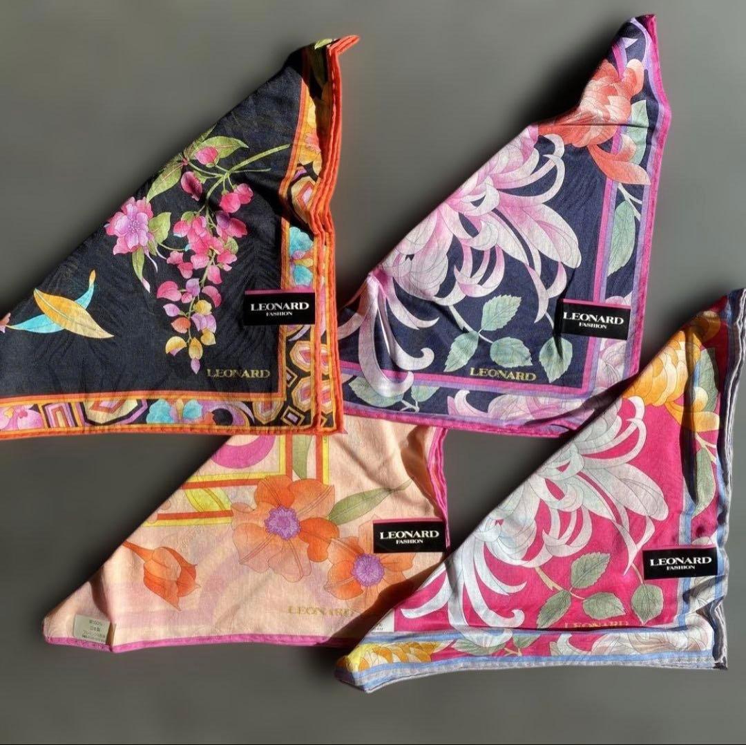 LEONARD 大判ハンカチ　セット