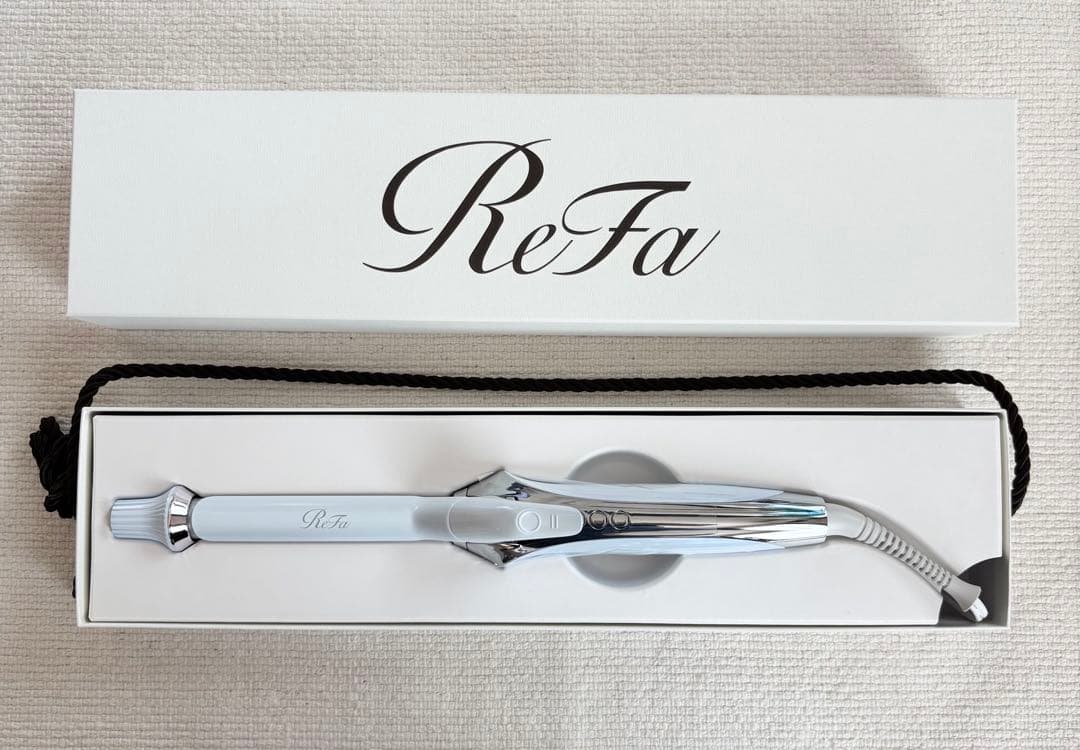 新品 Refaリファ カールアイロンプロ 19mm RE-AZ-02A ホワイト