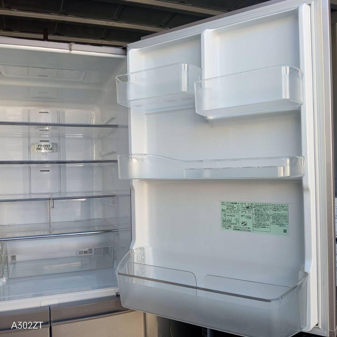 送料設置無料　日立　人気モデル　大型冷蔵庫　415L