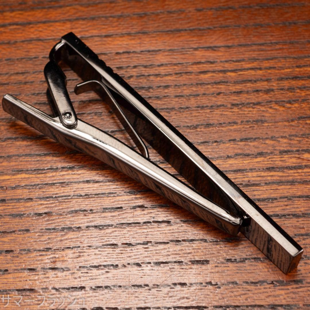 Burberry バーバリー ブラックレーベル ガンメタリックネクタイピン