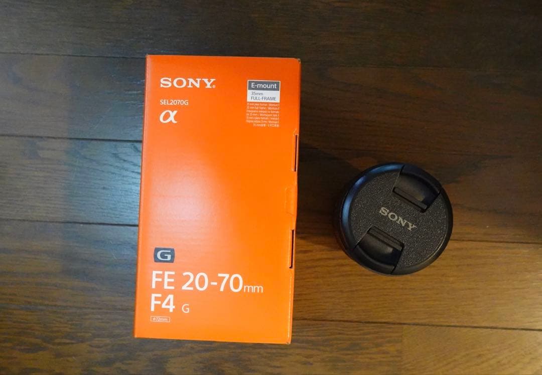 箱付属品ありSony SEL2070G ソニーEマウント　FE20-70 F4