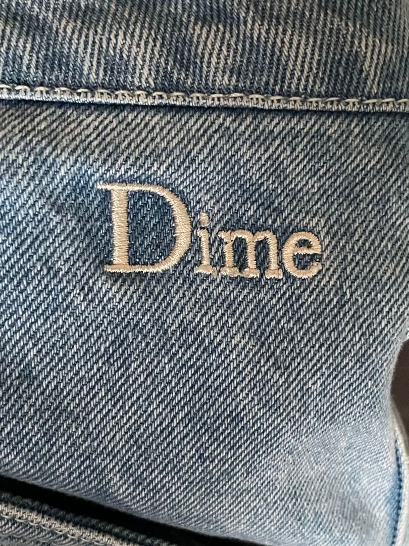 Dime デニム紫パッチ　 Mサイズ　ダイム