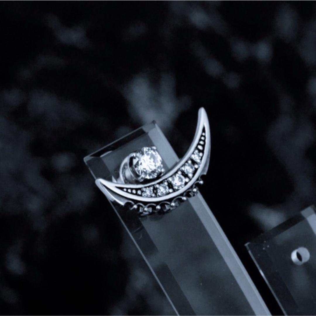 美品!ジャスティンデイビス SEJ713 MOON TIARA ピアス