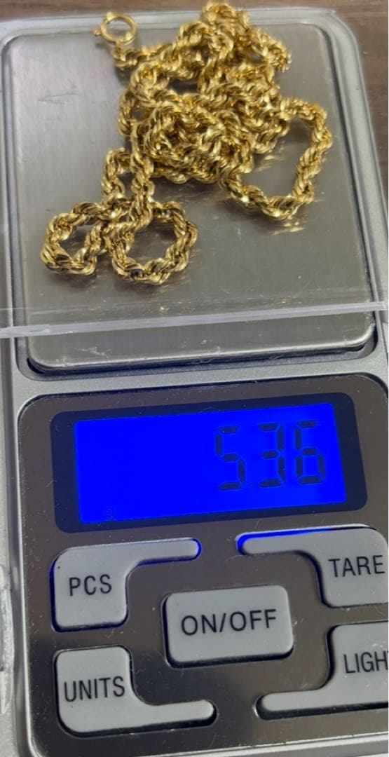 18金ネックレス