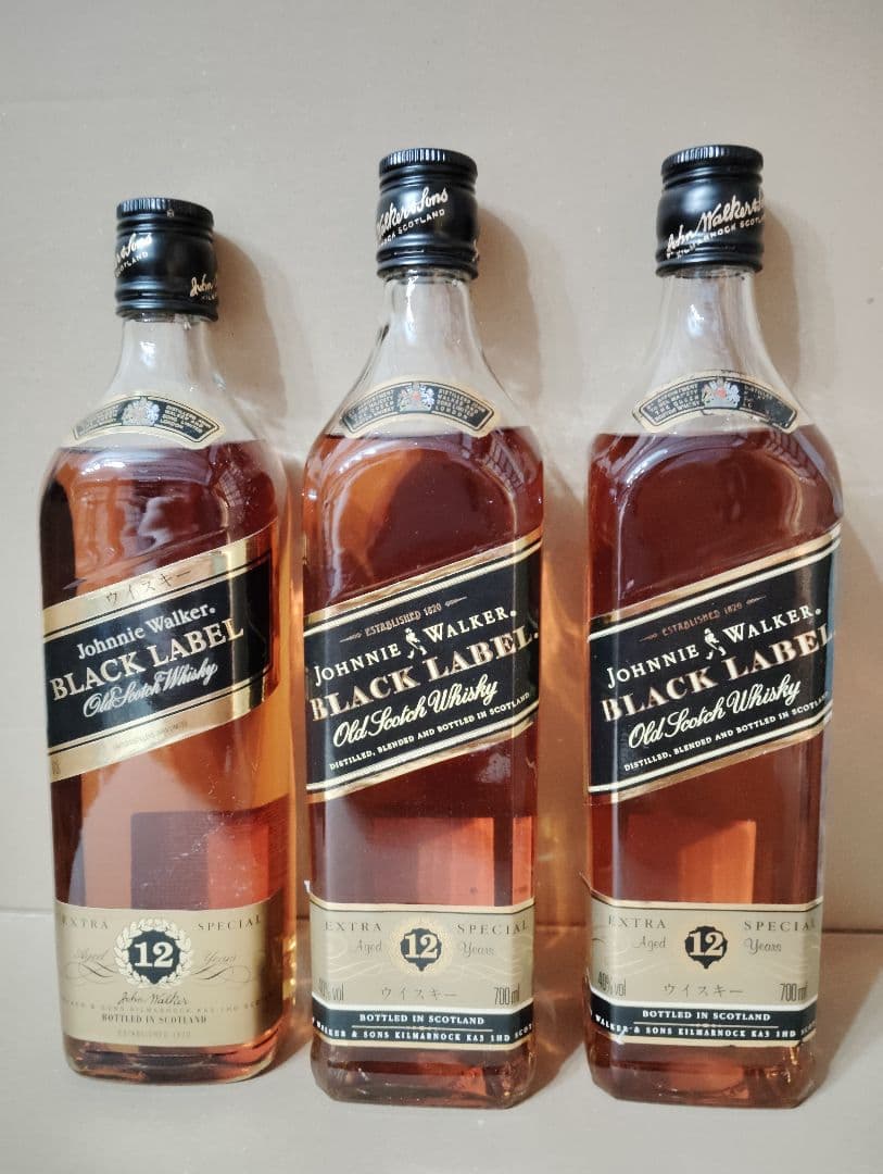ジョニーウォーカー　Black Label 12年　７本