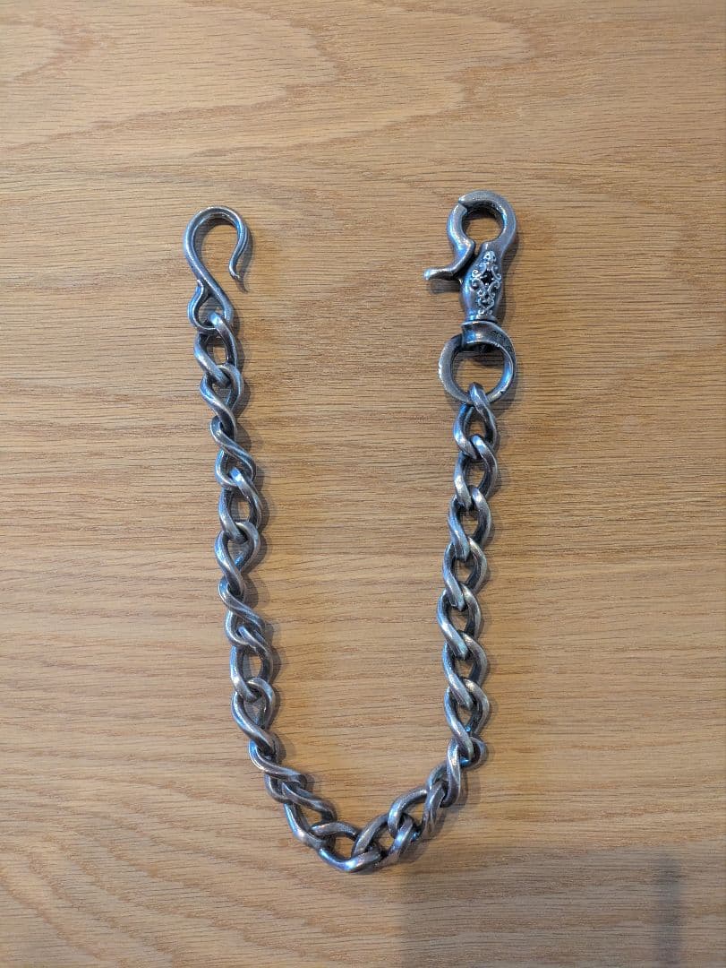 アージェントグリーム　ウォレットチェーン　オニキスブラック