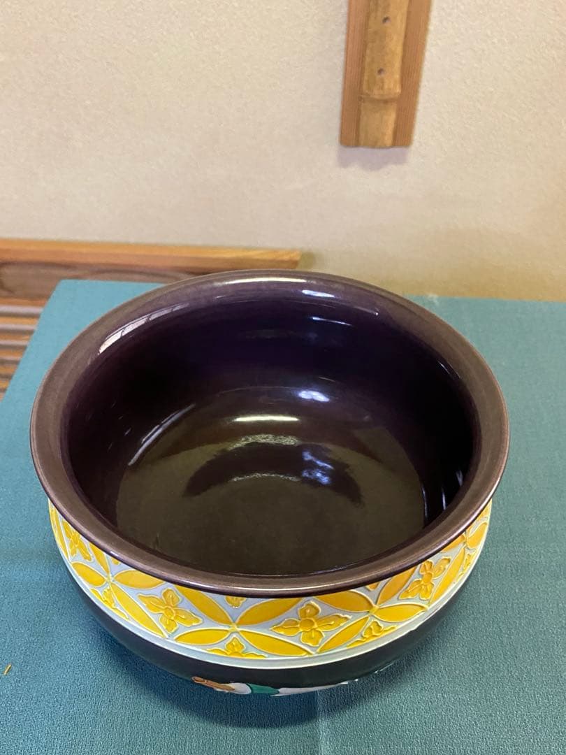 ⭐️本日限定⭐️茶道具/皆具 平安翠春 紫交趾 共箱