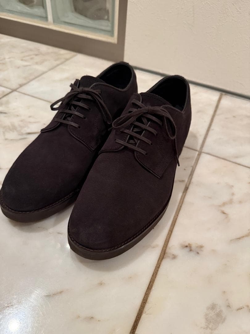ダークブラウン スエード レースアップシューズ REGAL　超美品ゴアテックス
