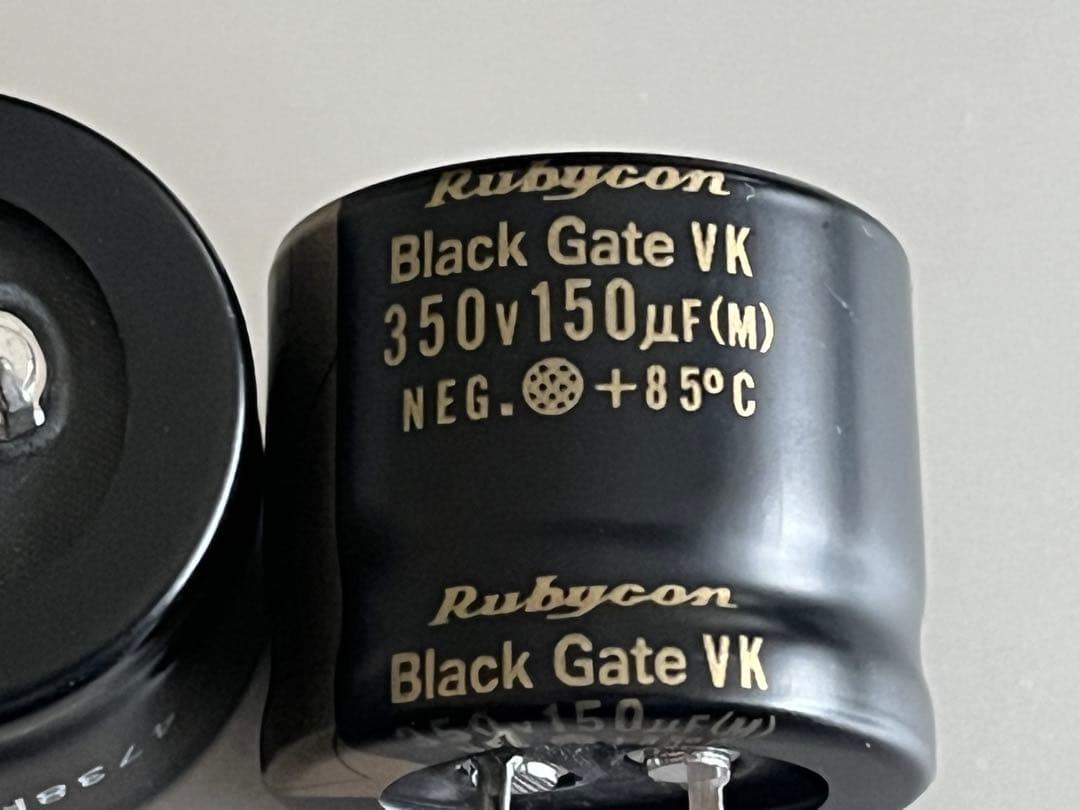 T*N様 【新品】 Rubycon black gate コンデンサ 350v