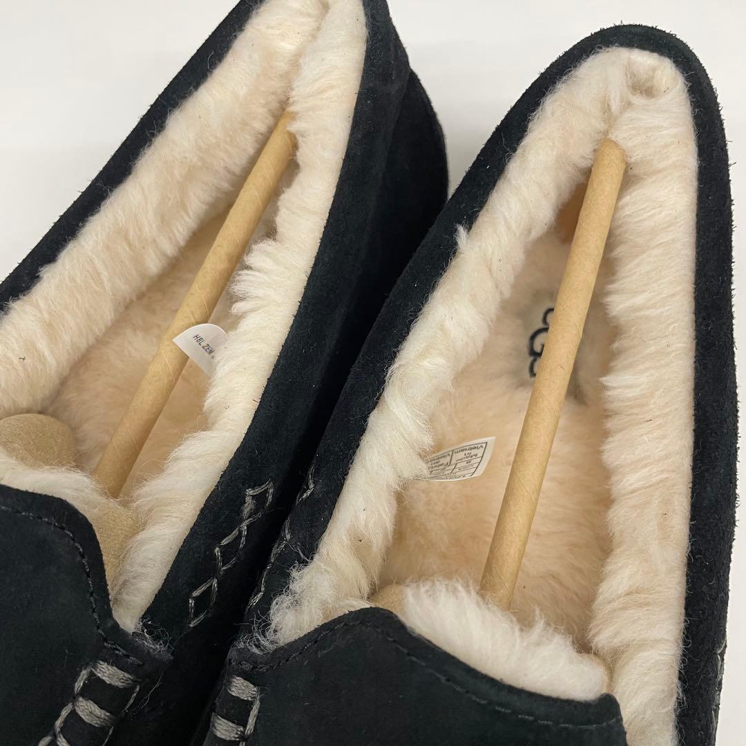 UGG アグ モカシン ANSLEY アンスリー ブラック 25cm