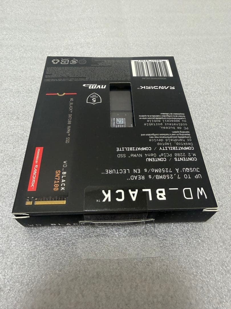 [新品未開封] WD_BLACK SN7100 2TB SSD