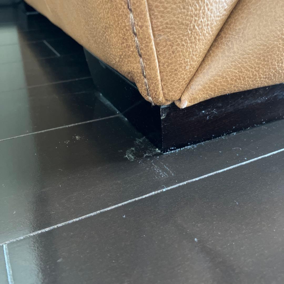 ニトリ　3人掛け　イタリア本革　ソファ